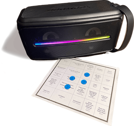 Musingo music bingo – speaker and bingo card